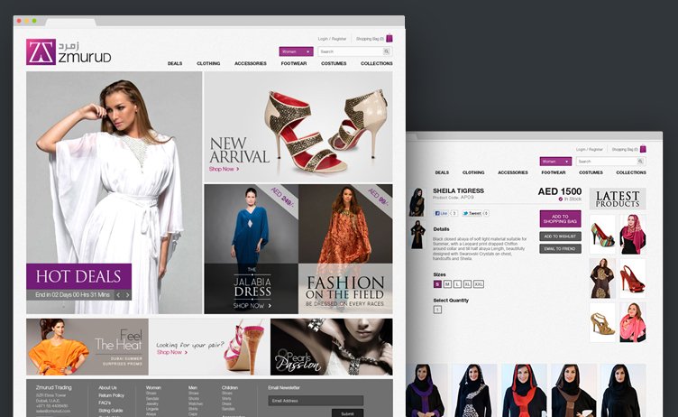 ecommerce web design dubai