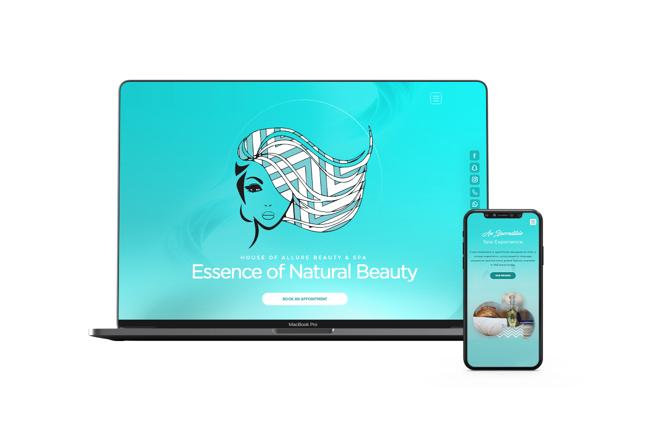 House of Allure - Luxury Beauty Salon & Spa| Website Design & Development By Element8 Dubai