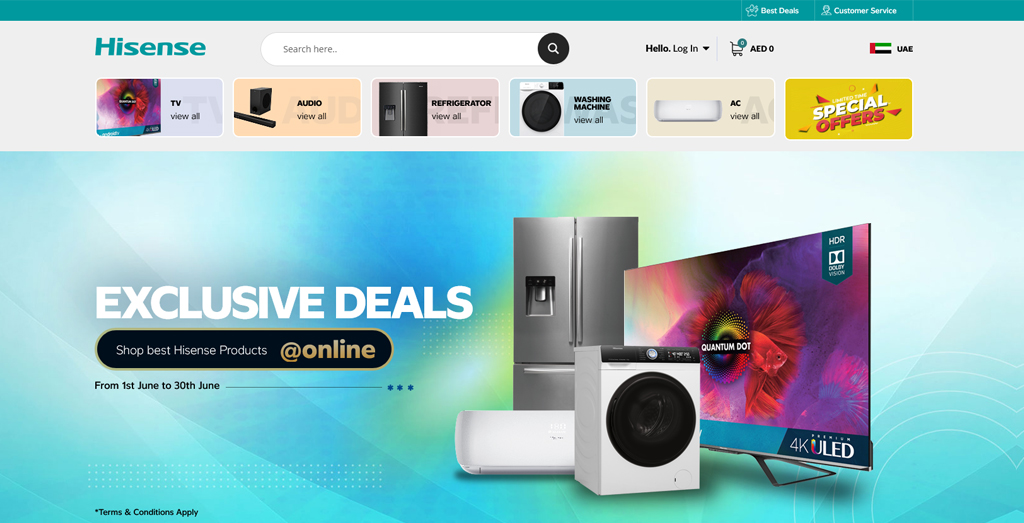 Hisense E-commerce Store