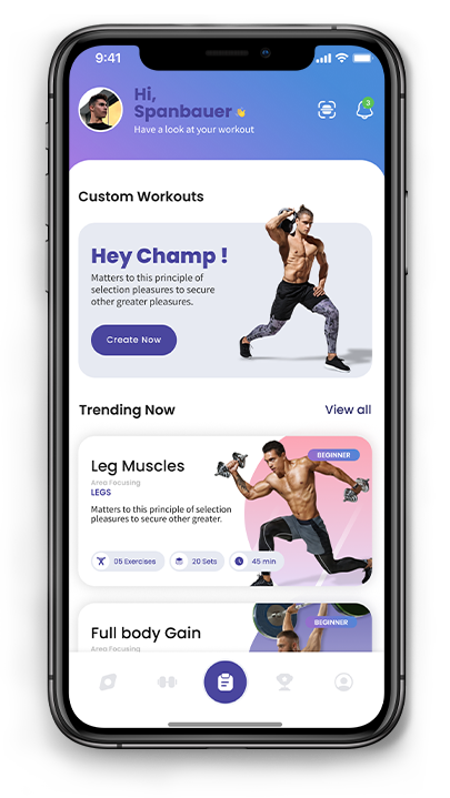 Trainpad Fitness App - Mobile App Development By Element8